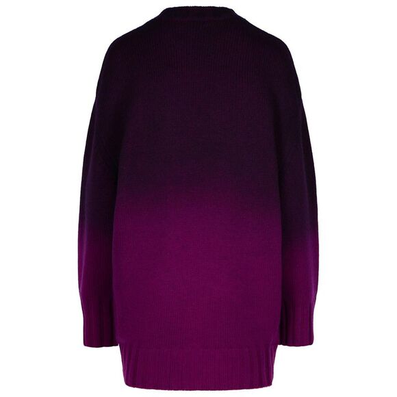 The Attico Purple Wool Blend Mini Dress Women - Picture 3 of 3